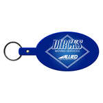 Large Oval Soft Plastic Key Fob