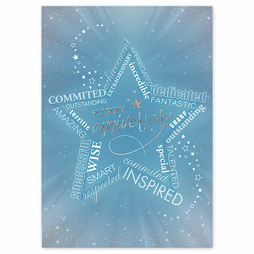 Time to Shine Anniversary Cards