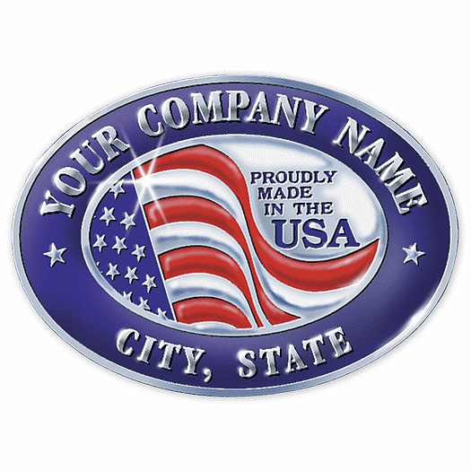 Personalized Made in America Seal MA-1