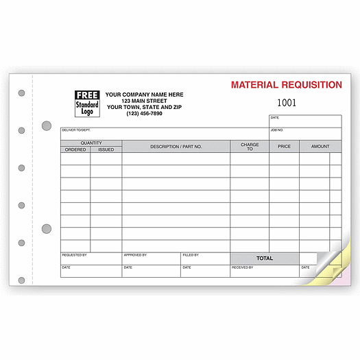 Requisitions - Material