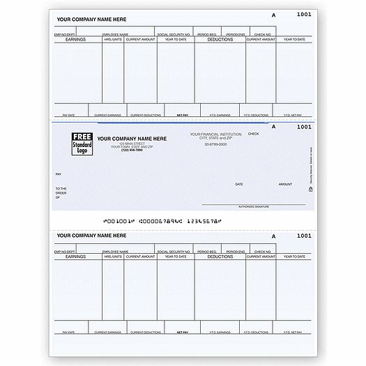 Laser Middle Payroll Check
