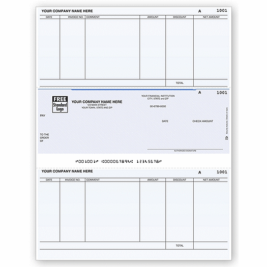 Laser Middle Accounts Payable Check