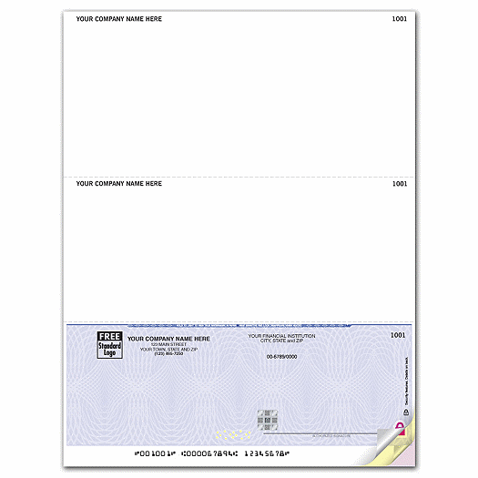DLX High Sec Laser Btm Unformatted Check