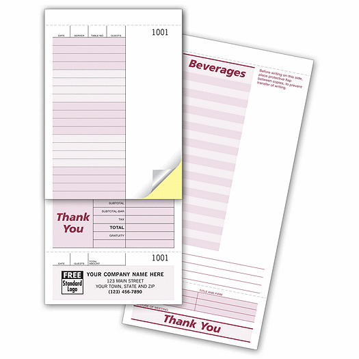 Guest Check Sets