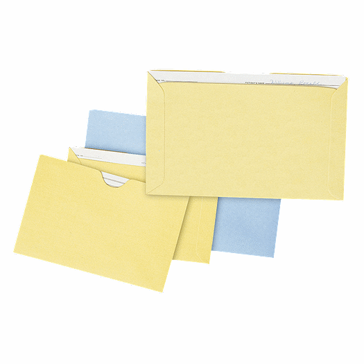 Card File Pockets, 5 1/8  x 8 1/8