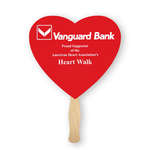 Heart Shaped Thrifty Hand Fan