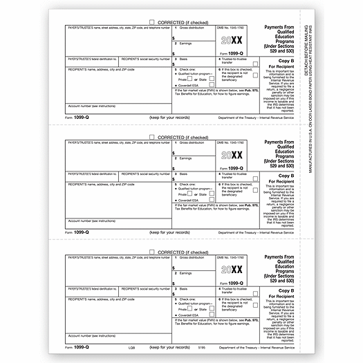 2020 Laser 1099-Q, Copy B