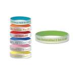 Silver Silicone Bracelet