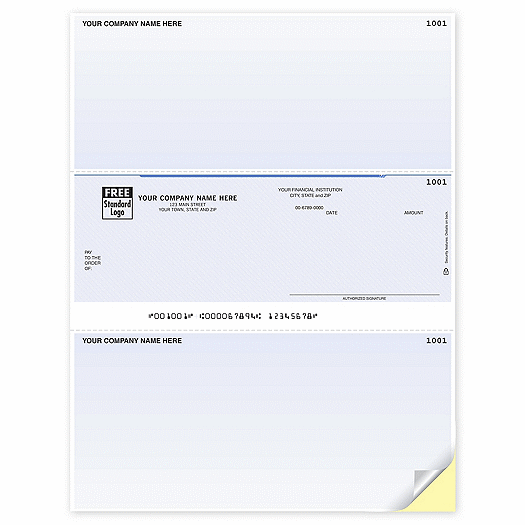 Laser Middle Checks, Multi-Purpose, MS Dynamics Compatible