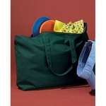BAGedge Canvas Zippered Book Tote - Dark/All