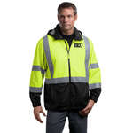 CornerStone ANSI Class 3 Safety Windbreaker - Dark/All