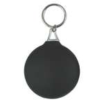 Rubber Key Chain with Microfiber Cleaning Cloth