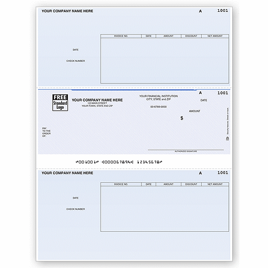 Laser Middle Accounts Payable Check