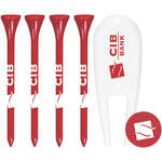 4 Tall Tees/Divot Tool/Ball Marker Combo
