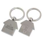 Metal House Key Tag