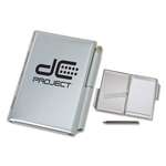 Aluminum Jotter with Metal Pen