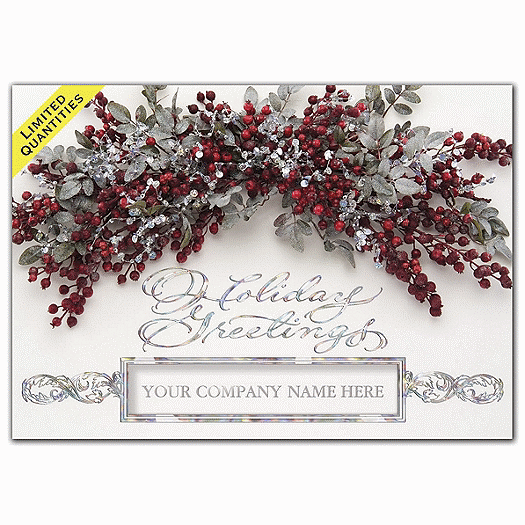 Vibrant Swag Holiday Cards