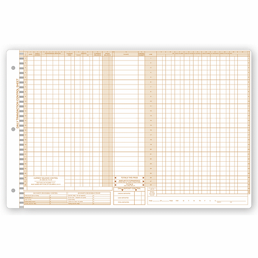 Daily Control Sheets, Pegmaster, Payment
