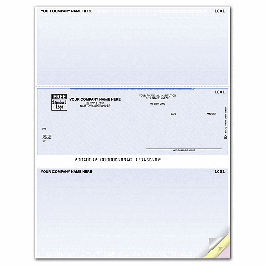 Laser Middle Checks, Compatible with Sage50, MAS and More