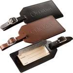 Leeman Grand Central Luggage Tag - Cowhide