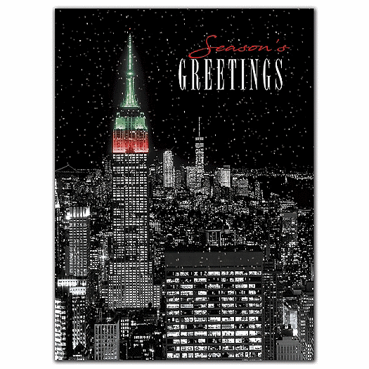 City Sights Holiday Cards