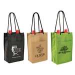 Non-Woven Double Bottle Wine Bag