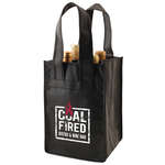 Nonwoven Four Bottle Wine Tote