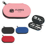 5 Piece Faux Leather Manicure Set