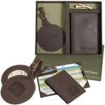 Leeman Woodbury Golf Tag and Scorecard Holder Set