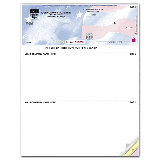 Deluxe High Security Wounded Warriors Laser Top Check