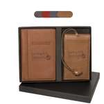 Leeman Voyager Passport and Magnetic Luggage Tag Set