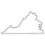Virginia NoteKeeper State Magnet - Full Color