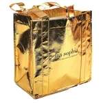 Metallic Gold Shopper Tote Bag
