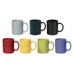 11 oz. Stoneware Mug with C-Handle - Colors
