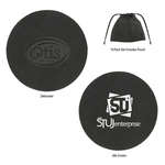 Bonded Leather Coaster - 4 Pack Silk Screened