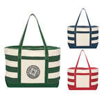 Cotton Canvas Nautical Tote - Silk Screen