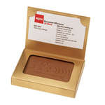Molded Chocolate Cookie in Business Card Box