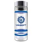 Bumper Glass Water Bottle with Tea Strainer