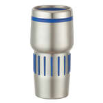 16 Oz. Stainless Steel Tumbler with Rubber Grips