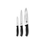 Victorinox Swiss Army 3 Piece Fibrox Pro Chef's Knife Set