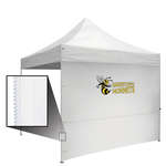 10' Full Wall with Zipper Ends - Full-Color Thermal Imprint - Tent Accessory