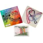 Squiggles Shaped Rubber Band Bracelets - Pack of 6