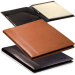 Leeman Harrison Sueded Leather Portfolio - Large