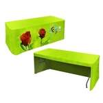 6ft All Over Dye Sublimated Table Cover - Fitted Poly, 3 Sided