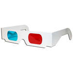 Anaglyphic 3-D Paper Glasses