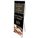 Banner with Pop-Up Stand -13 oz. Scrim Vinyl