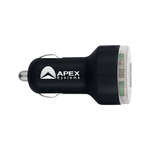 Dual USB Car Charger - Colors