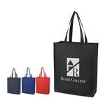 Tall Matte Laminated Non-Woven Shopper Tote