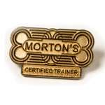 Die Struck Two-Tone Brass Lapel Pin - 1-1/2