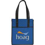 Printed PolyPro Chevron Shopper Tote